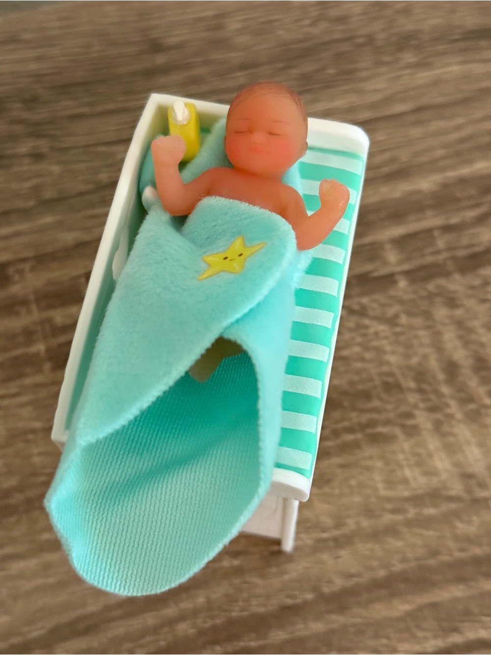 My Mini Baby Teal Green Changing Table w/ Accessories & Mini Baby Series 1